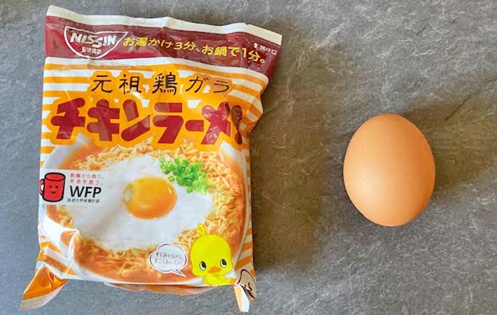 さっと作れる♪ 釜玉中華ラーメン