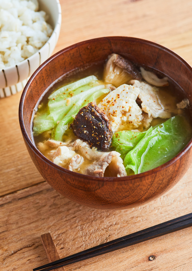 豚汁だけで満足！おかずもいらない簡単レシピ