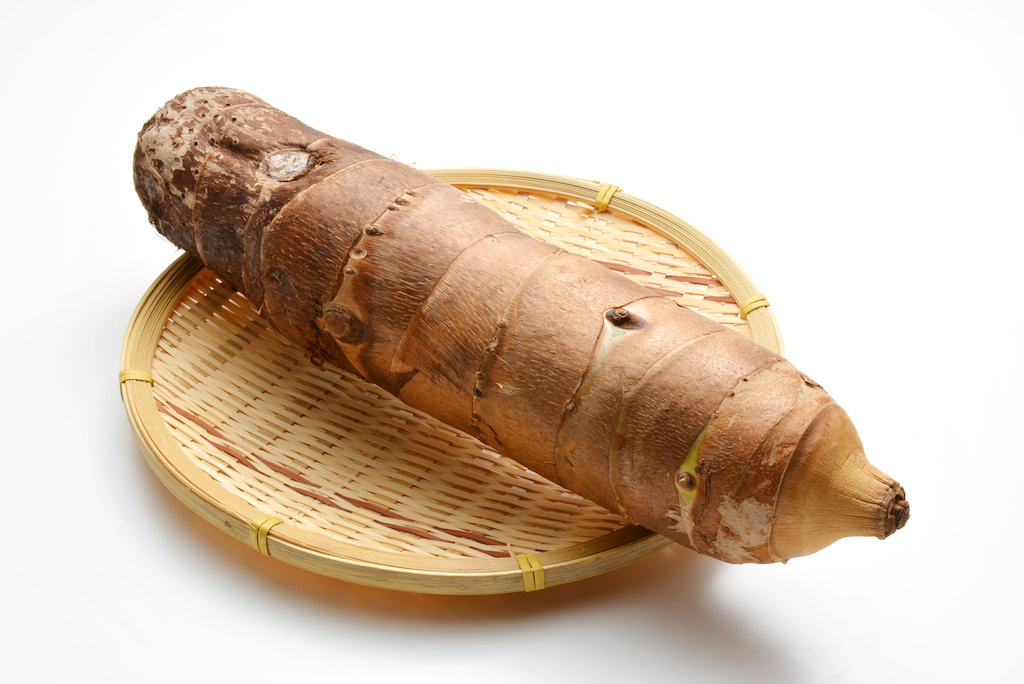 京芋 海老芋 のカニあんかけ