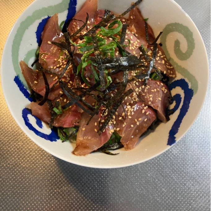 ☺簡単おつまみ♪ぶりのめんつゆ漬け☺