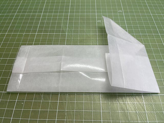 ラージ メスティン折り型紙なしすぐにできます