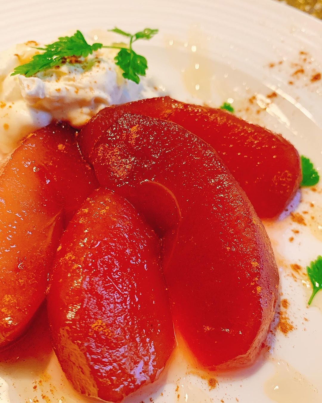 鹿児島 ジャズ&カフェ 明日の地図 LIVE&Cafe情報！！:☆りんごの赤ワイン煮コンポートタルト☆