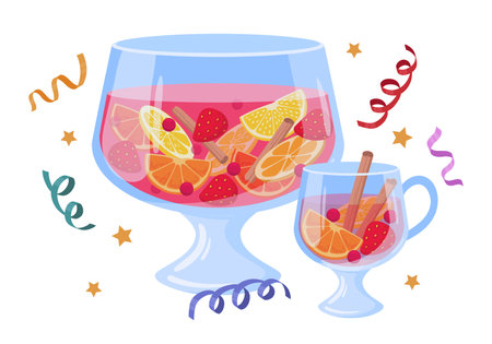 フルーツポンチ？：イラスト無料