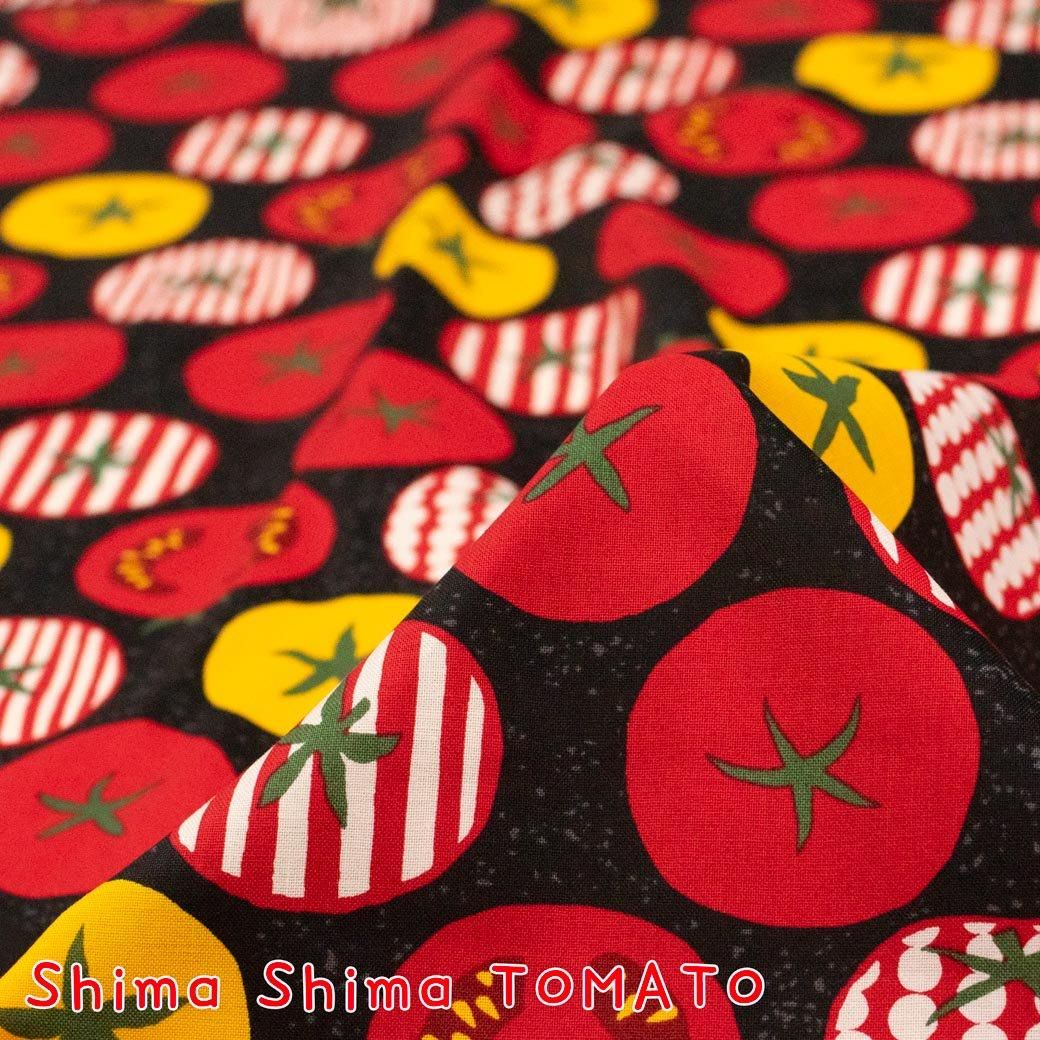 TOMATO トマト柄 生地 ラスト