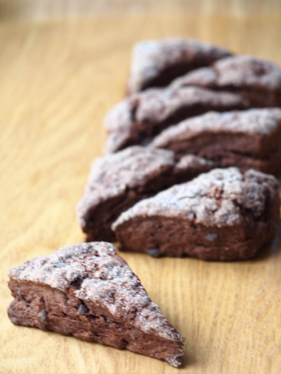 バター香る スタバ風チョコレートスコーン「Chocolate scone」 Raluのパティシエ講座62