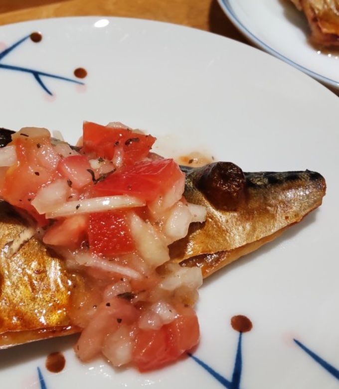 塩サバのクイック南蛮