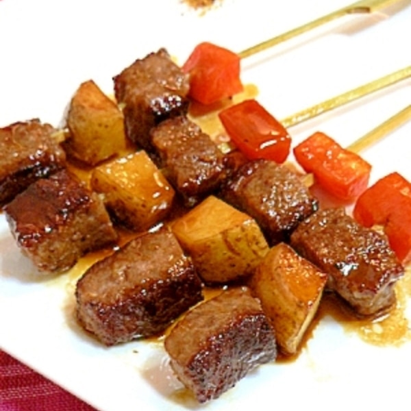 ホクホクじゃがいものサイコロステーキ