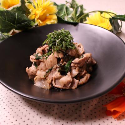 豚肉とこんにゃくのさっぱり和風焼肉サラダ