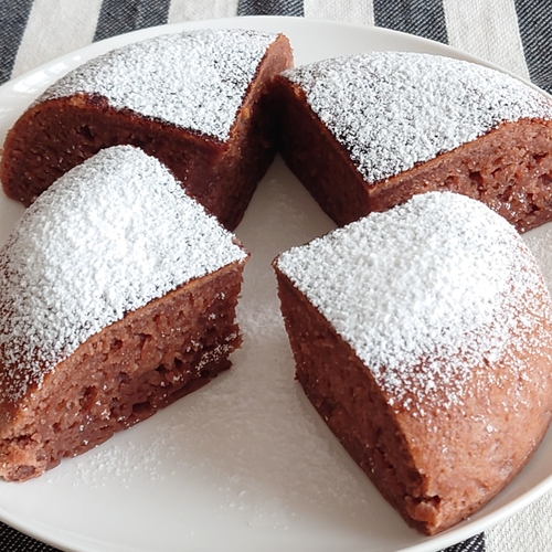 ホットケーキミックスで簡単！お月見炊飯器ケーキ