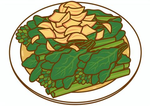 色鉛筆で描いた菜の花のおひたしのイラストのイラスト素材90195103- PIXTA