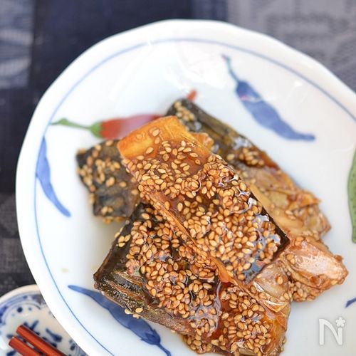 包丁不要♩こんにゃくとサバ缶の甘辛煮 作り置きやおつまみに