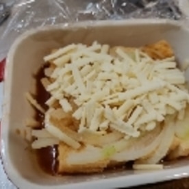 肉味噌みたいな厚揚げ焼き肉のたれ