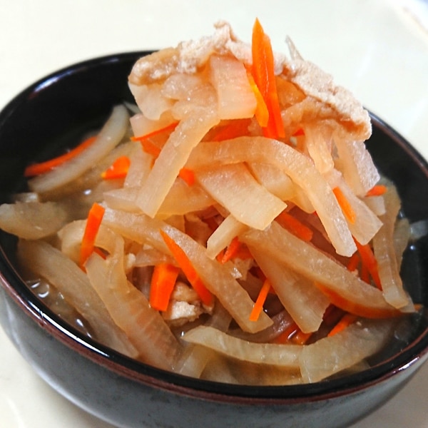 人参と油揚げの煮物