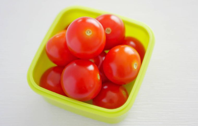 プチトマトのチーズパン粉焼き 副菜