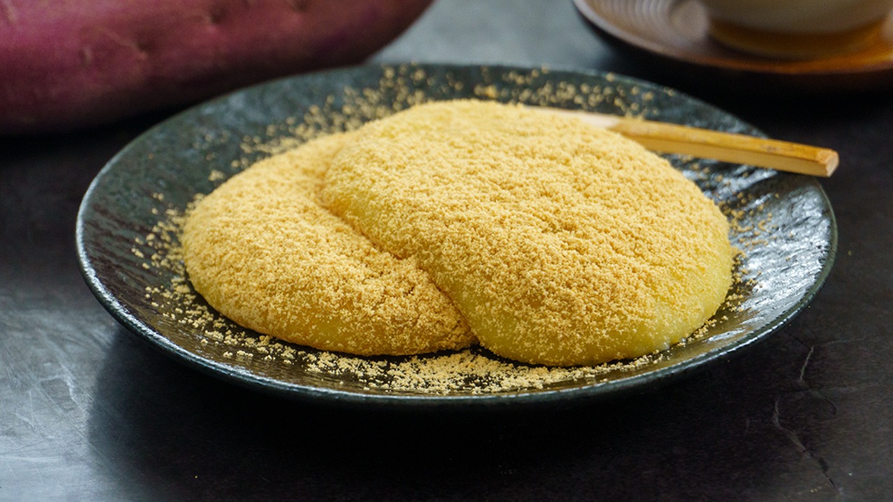 電子レンジで作るよもぎ餅