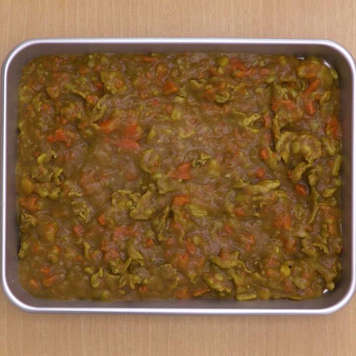 カレーの牛乳パック冷凍保存