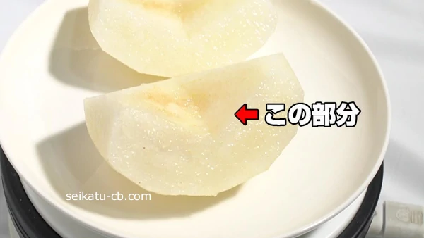 梨の切り方と飾り切り