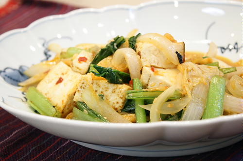 焼き豆腐の肉詰めあんレシピお料理向上委員会 feat. マリーミ