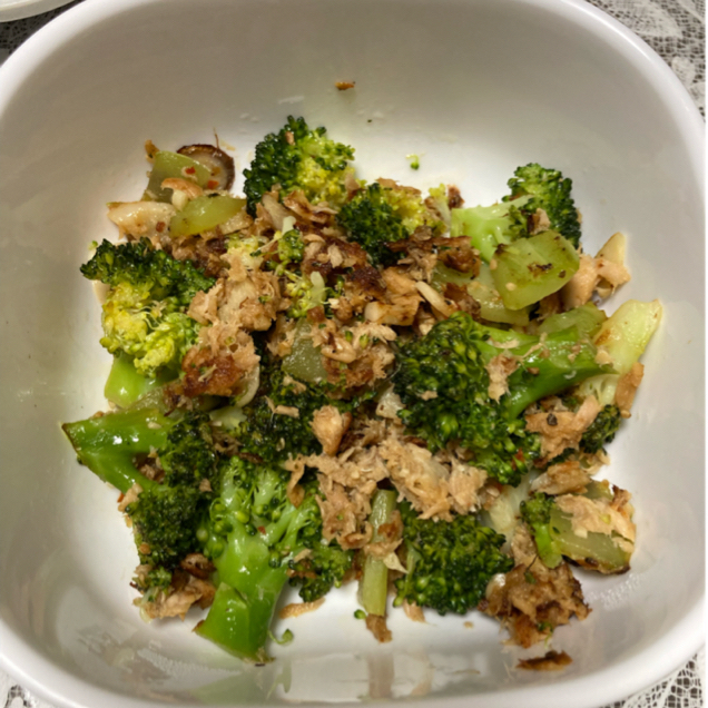即席副菜♡『ブロッコリーのツナ胡麻まよ和え』
