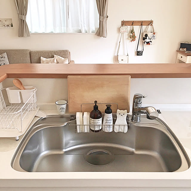 シンク周りのごちゃごちゃがスッキリ片付く収納術！対面キッチンもおしゃれに変身株式会社ダイドー株式会社ダイド