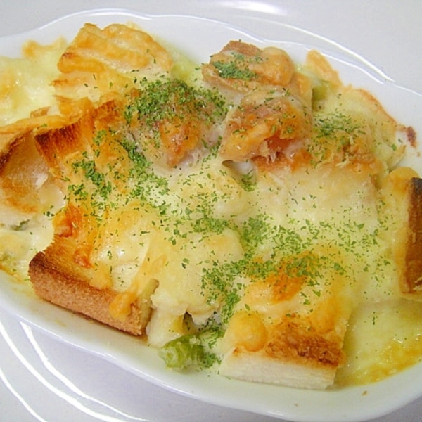 リメイク！残り物のポテサラで簡単グラタン