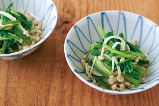 豚ひき肉と小松菜のチャプチェ風のレシピ・作り方プロに教わるおいしいレシピ オレンジページ.net