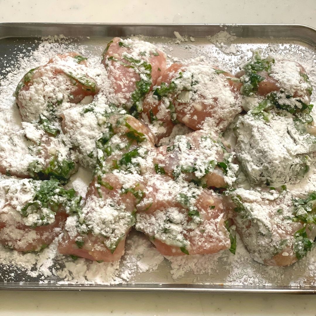 鶏むね肉の唐揚げ＋大根おろし・しそSPICE&HERB COMMUNITY