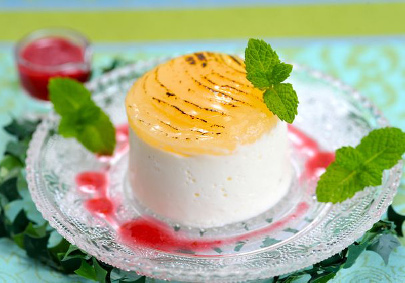 ブルーベリーのなめらかチーズムース