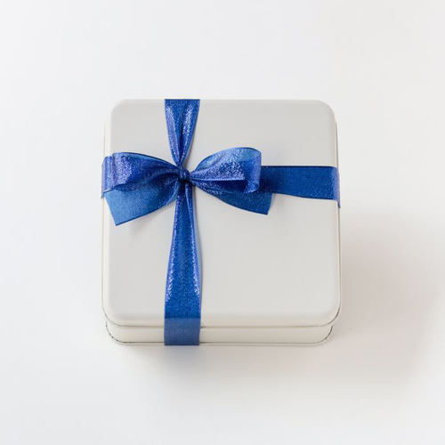 春のお祝いクッキー缶のラッピングラッピングcotta＊コッタ