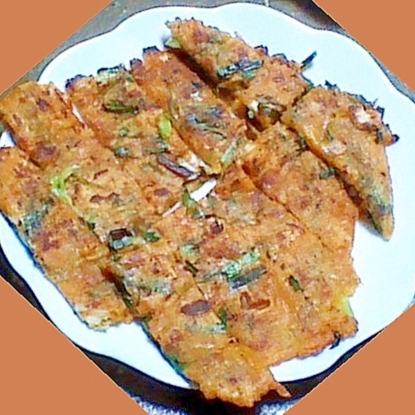 ニラなし・キムチチヂミのレシピ