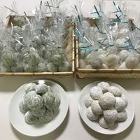 ホットケーキミックス×レンジ 簡単スノーボールクッキー サクホロクッキーが食べたい時にすぐにできます。150グラムの小袋で4種類の味が楽しめます。もちろん全部同じ味で作ってもいいです。紅茶の茶葉を生地エンゼルPLUS by 森永製菓