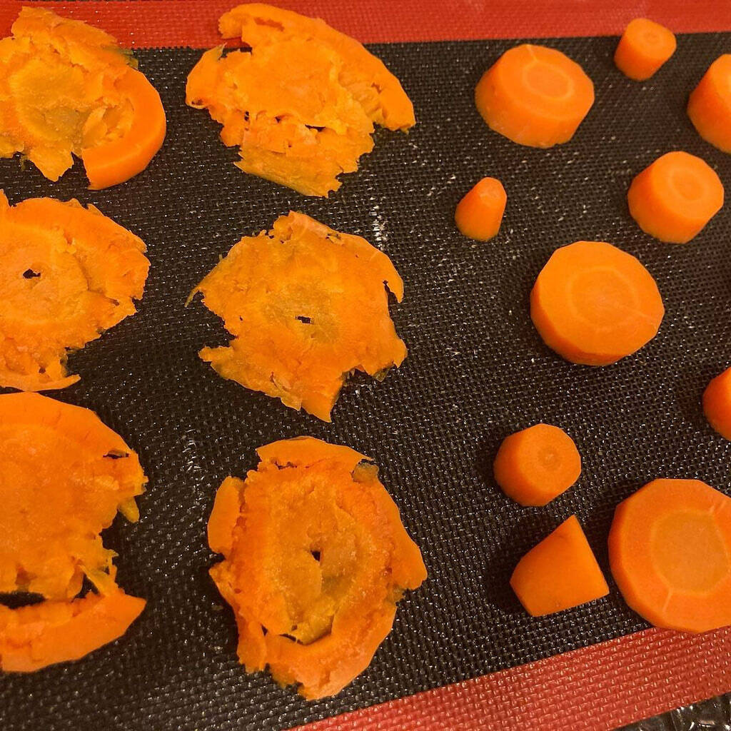 ゆでにんじんのグラッセ風