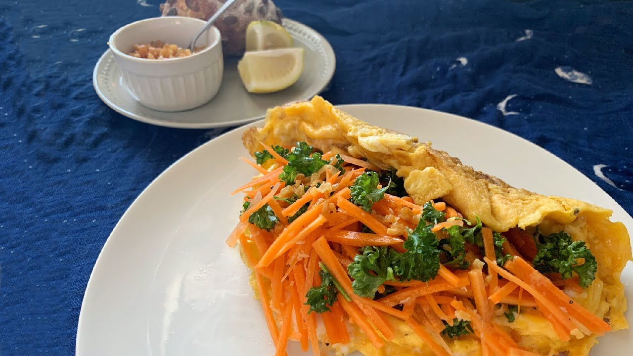 にんじんのオムレツサラダ🥕🥚 栗原はるみレシピ