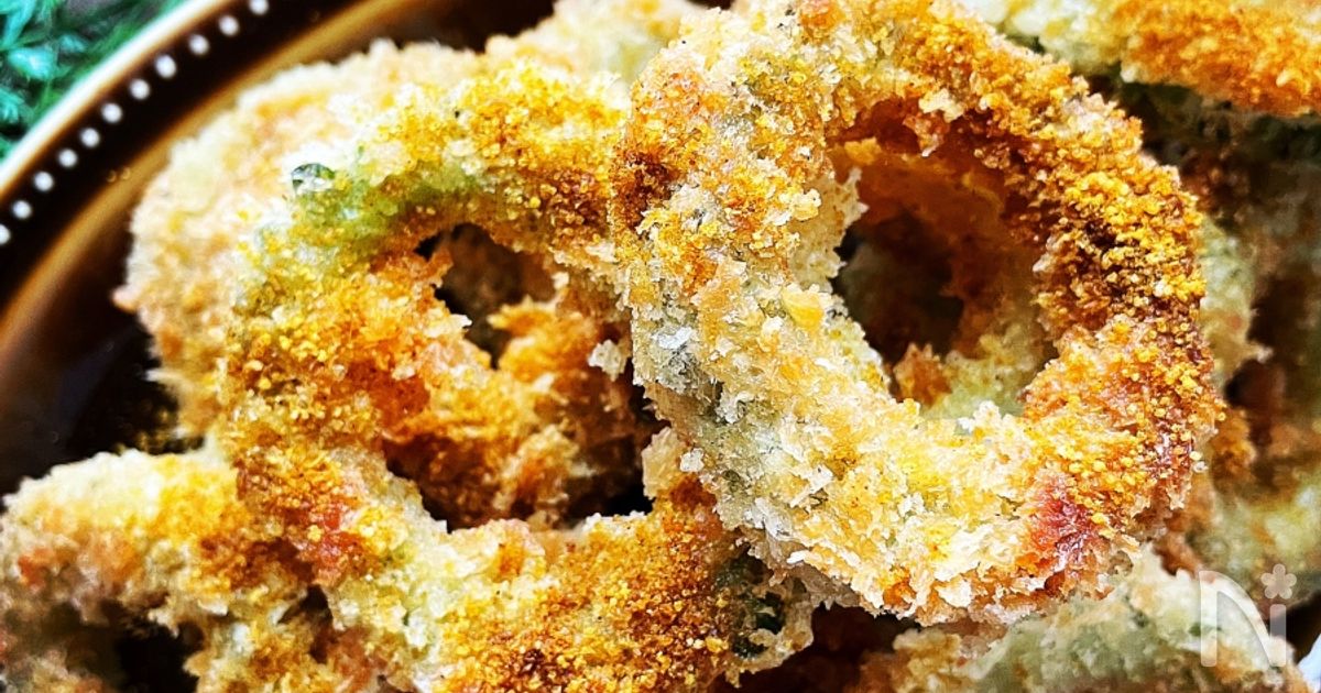 ゴーヤのフライなんちゃってカッポウ