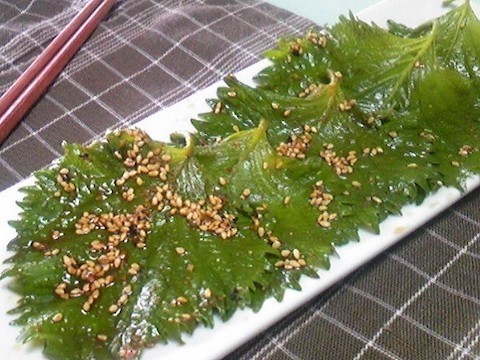 クリームチーズとしその中華風Olive Oil Life オリーブオイルライフ