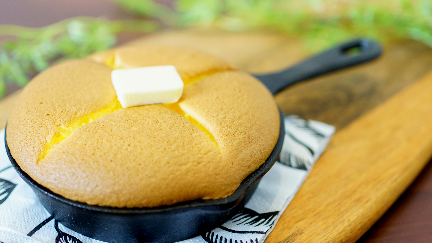 フライパンカステラ