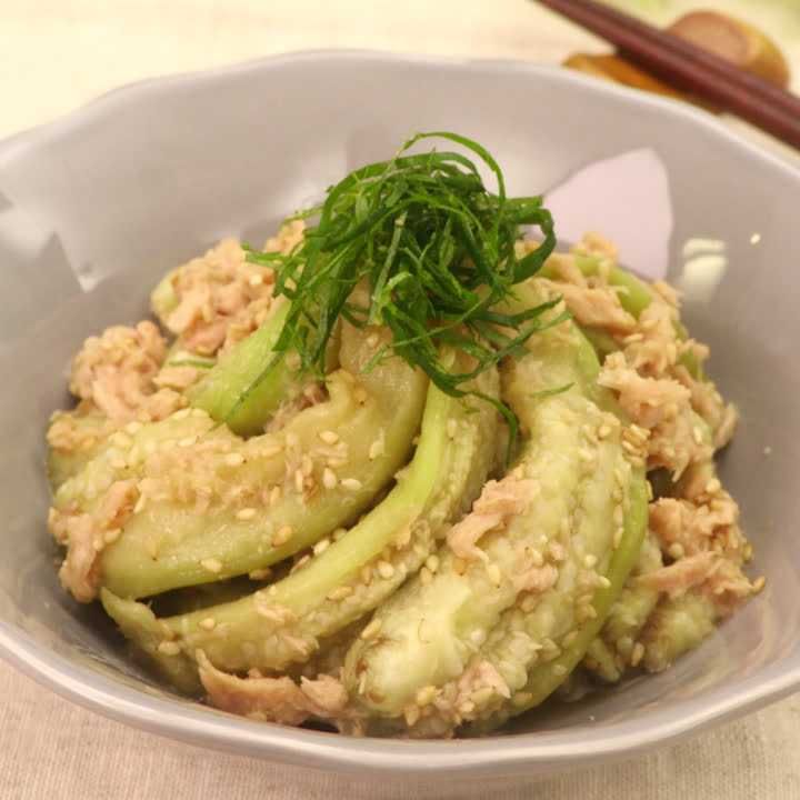 レンジで簡単！無限なすのレシピトクバイ