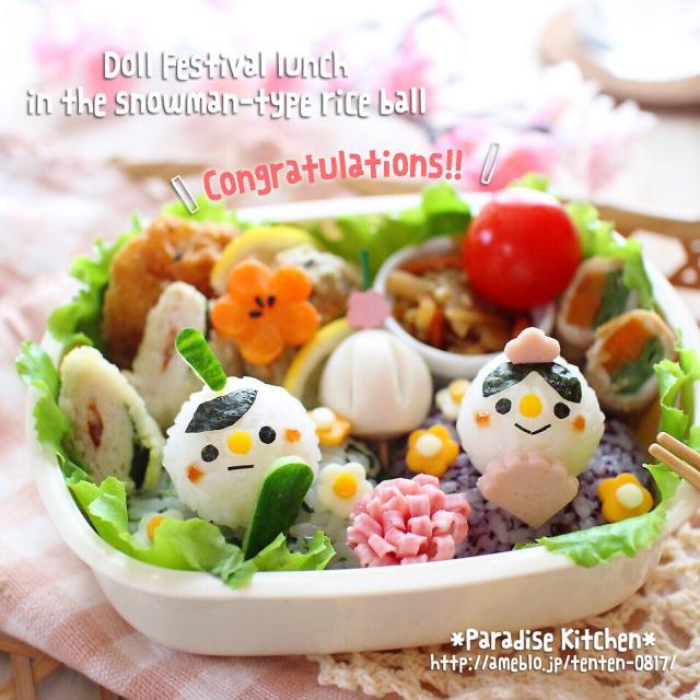 簡単！おひな祭りのお弁当