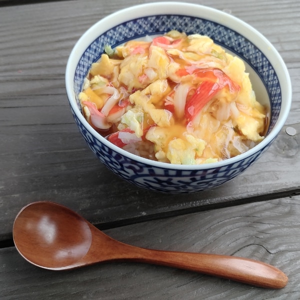 めんつゆを使った美味しい和風あんかけ丼の作り方 簡単調理15分