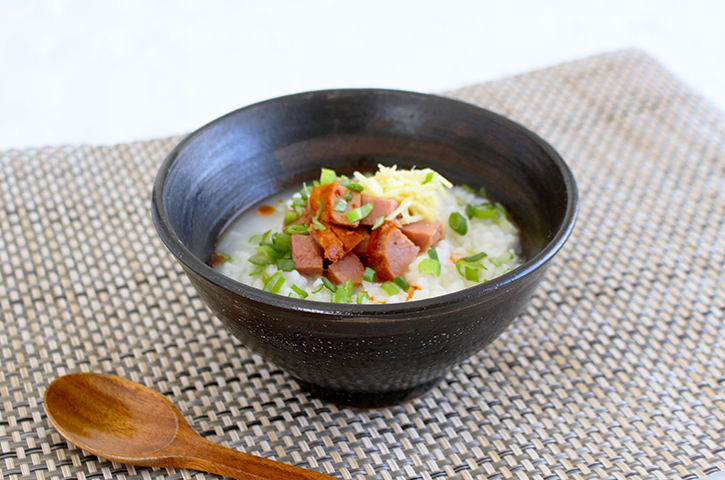 国産だし醤油で！台湾風だしおかゆ