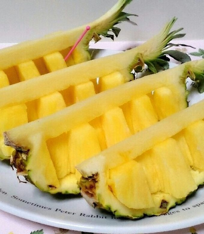 パイナップルの飾り切りのコツとアイデア