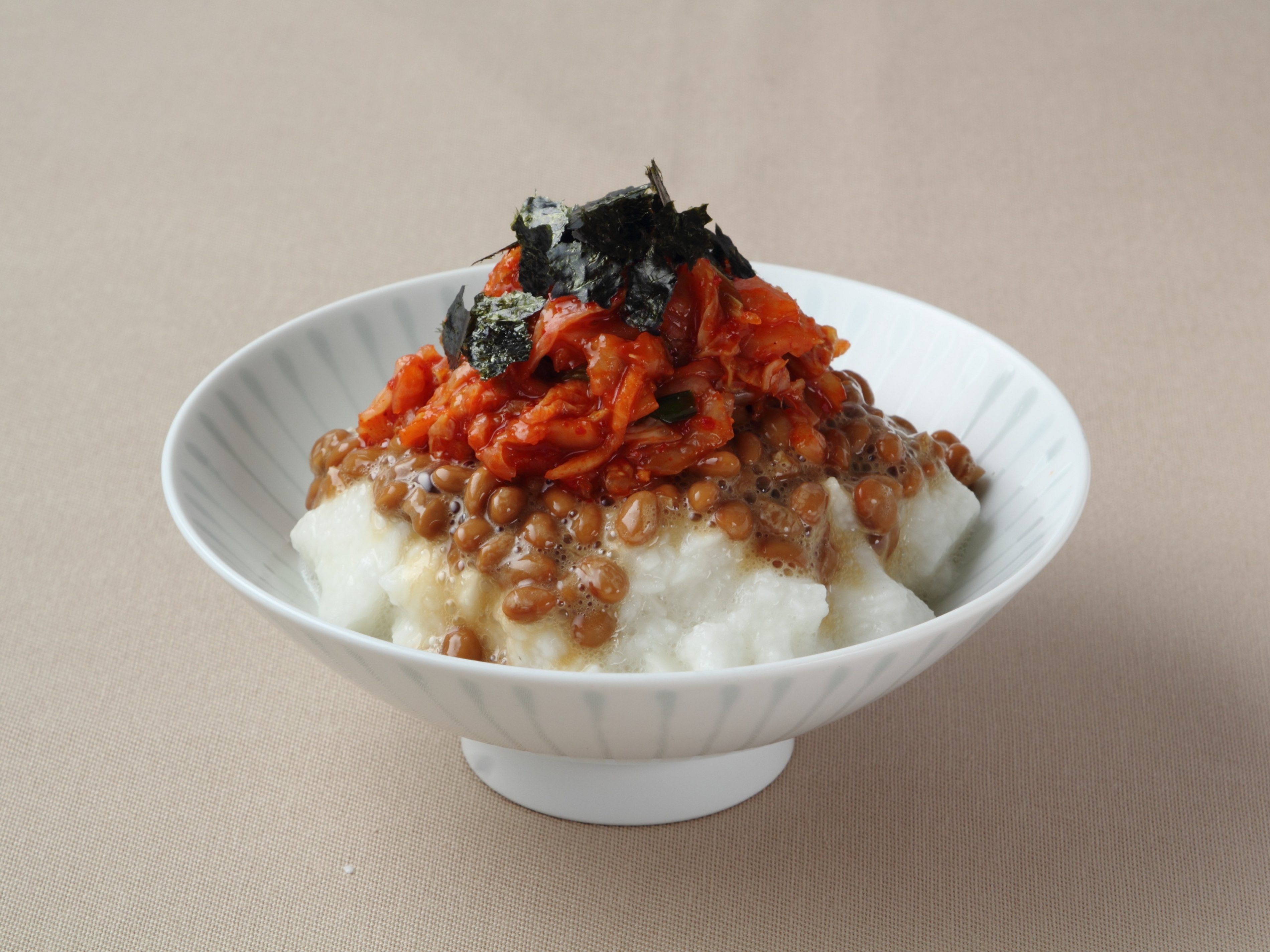 厚揚げの納豆キムチ挟み焼き トースターで簡単おかず