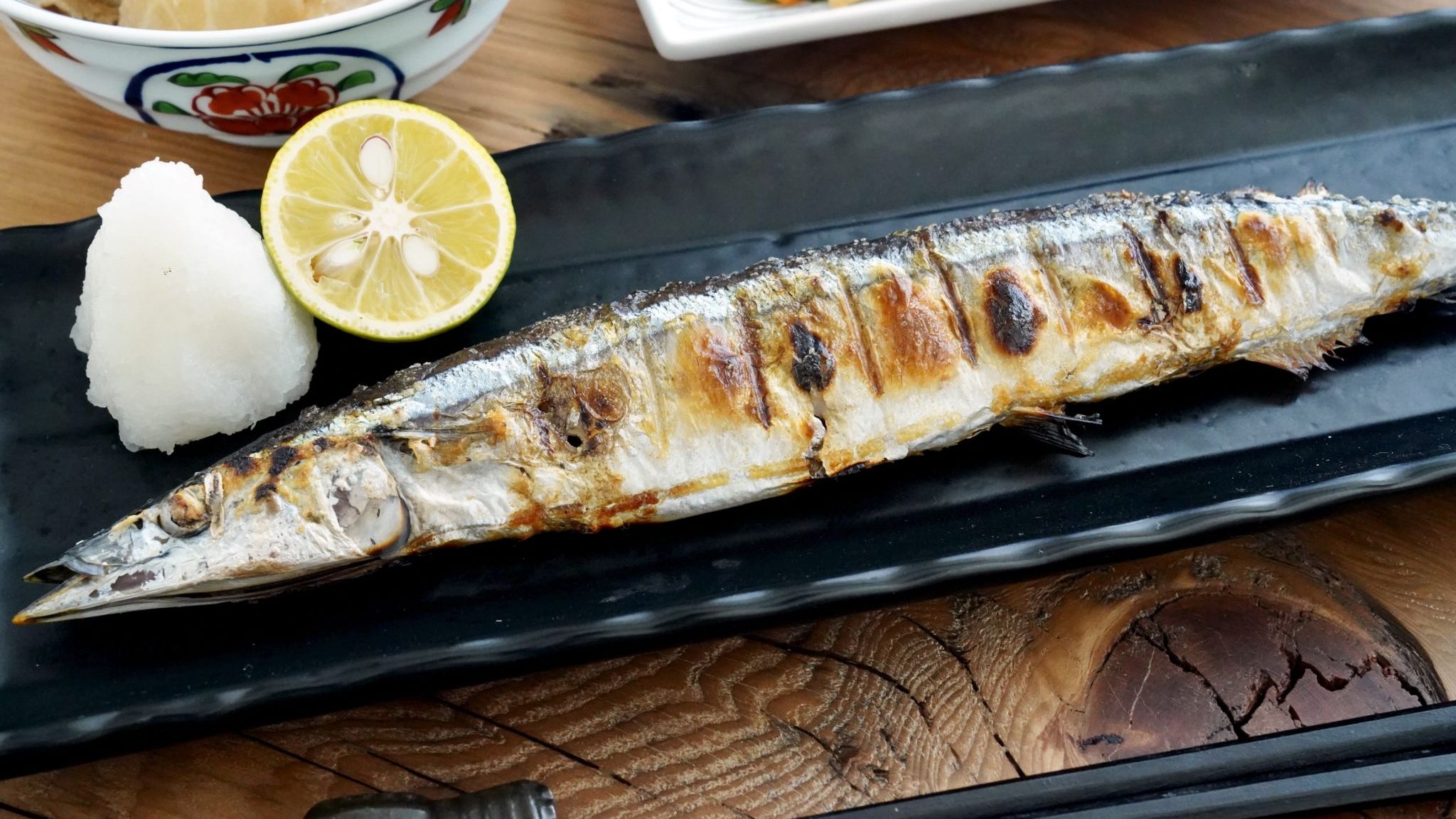 サンマの塩焼き丸赤商店
