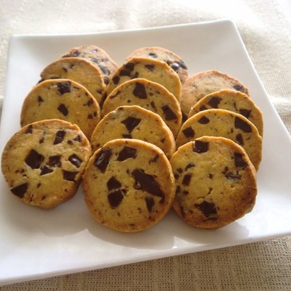 チョコチップドロップクッキーの作り方☆材料4つ！ホットケーキミックスで超簡単！ひとくちクッキーです♪-How to make Chocolatechip drop cookie- 料理研究家ゆかり