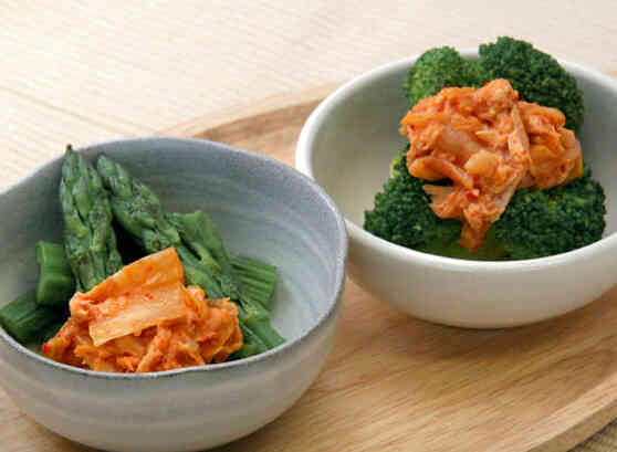 ブロッコリーをマヨネーズで食べて飽きている人必見！栄養もプラスしてくれる簡単ソース キムチツナマヨソース ふみ薬剤師ごはん研究家