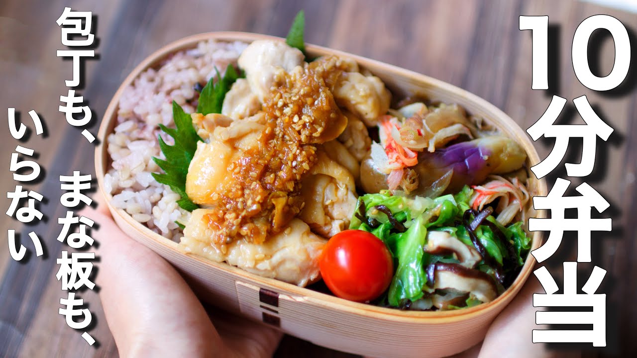 テンプレ弁当 鶏肉と彩り野菜の塩こうじ炒め弁当