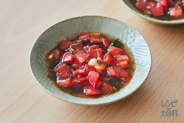 ごま油香る♪ もずくのさっぱり冷奴