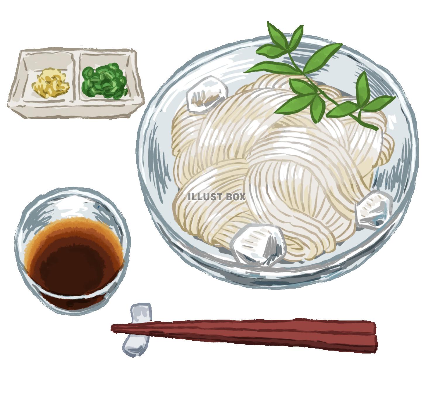 無料イラスト素材「そうめん」ダウンロードかわいい無料イラスト 印刷素材.net