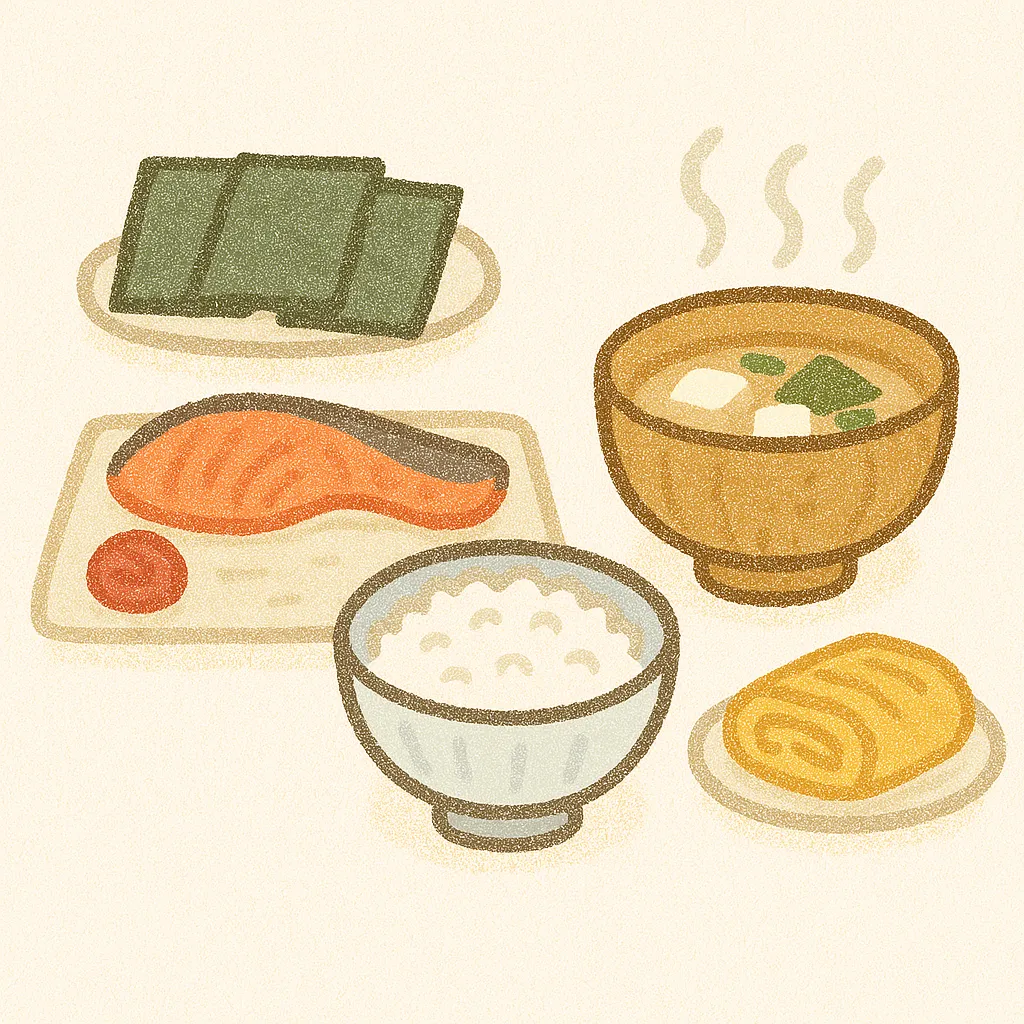 朝食 朝ごはんイラスト・フリー素材なら「シンテリ」