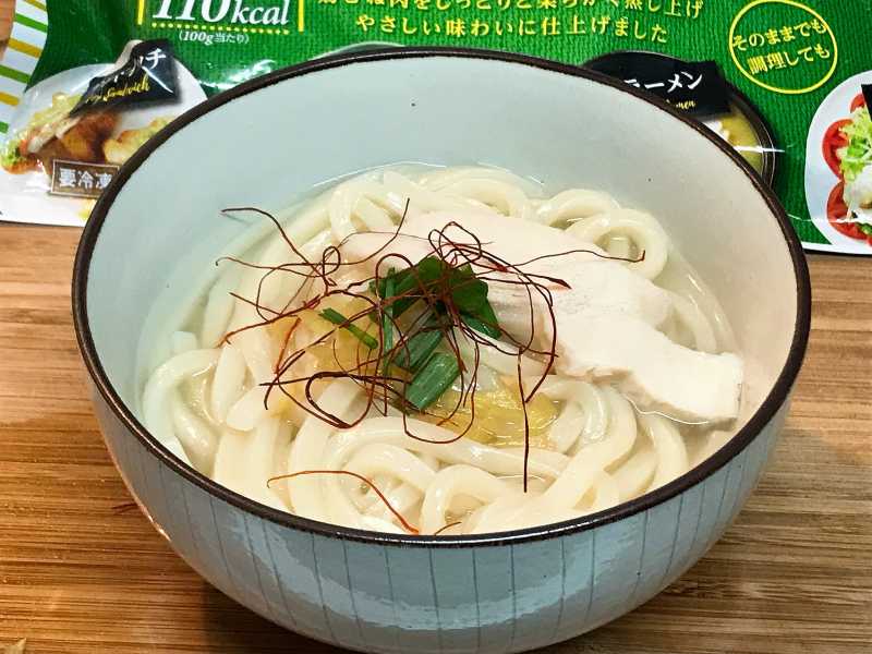 レンジで簡単！ 冷やし旨塩釜玉うどんラクつく管理栄養士考案の作り置きレシピサイト